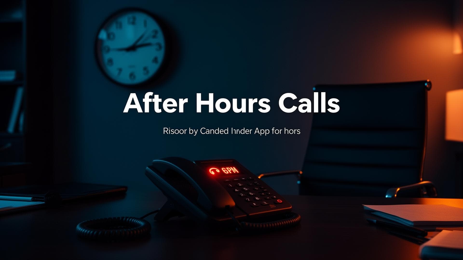 The 6 PM Problem: Why After-Hours Calls Are Killing Your Moving Business
