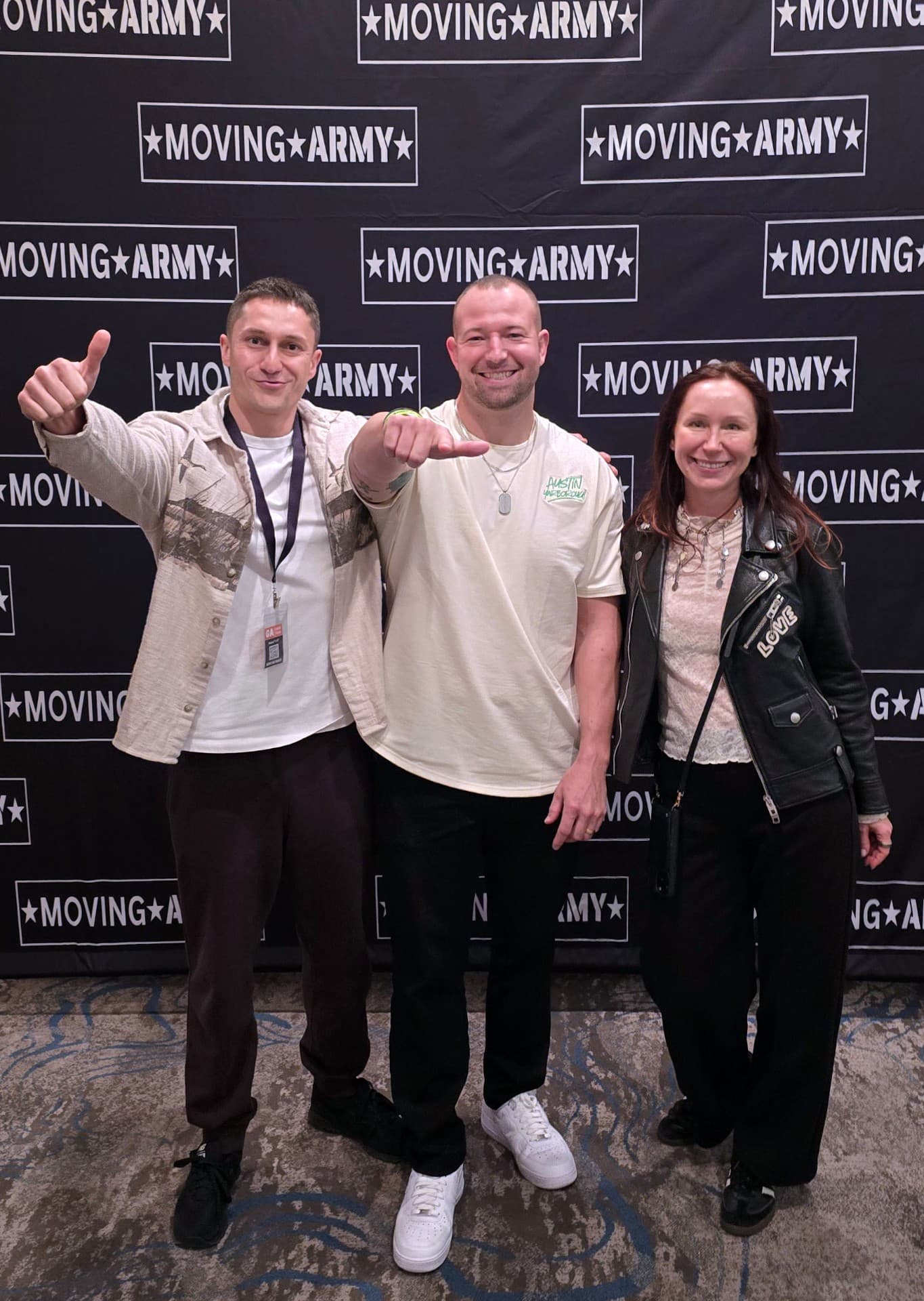 Boosted Movers at a Moving Army conference